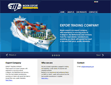 Tablet Screenshot of moeinexport.com